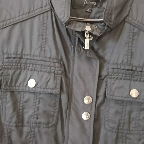 Stradivarius women's windbreaker jacket like new, black, size L