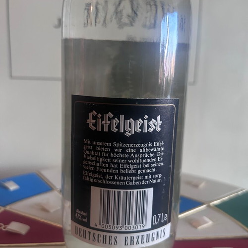 Eifelgeist sealed bottle 0.7L premium herbal liqueur