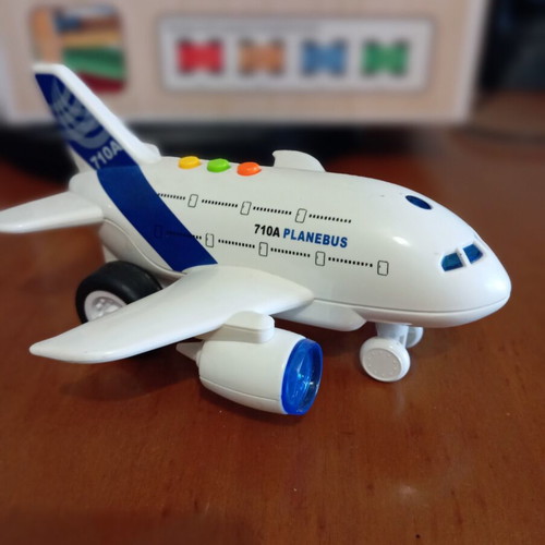 Toy airplane like new with lights and sounds