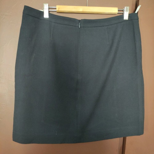 Skirts like new More and more, gray and blue, wool fabric