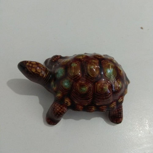 Mini vintage διακοσμητική χελώνα από πορσελάνη σαν καινούργιο