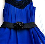  Φόρεμα Μπλέ Σκούρο Ελληνικής κατασκευής