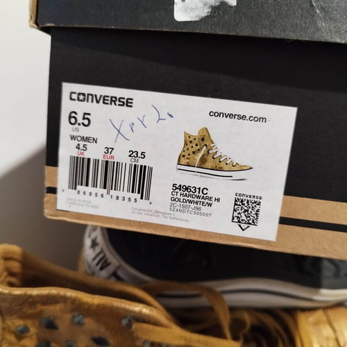 Converse Chuck Taylor All Star Hardware Hi new, gold, size 37