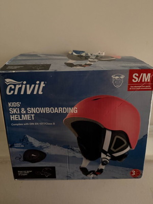 Παιδικό Κράνος Σκι & Snowboard Crivit Αφόρετο, Φούξια, Ρυθμιζόμενο Μέγεθος