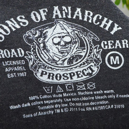 Sons of Anarchy Road Gear Reaper T-Shirt like new, size S, black
