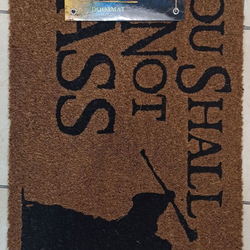 SD LORD OF THE RINGS LOTR DOORMAT GANDALF YOU SHALL NOT PASS 60 x 40 cm DOOR MAT