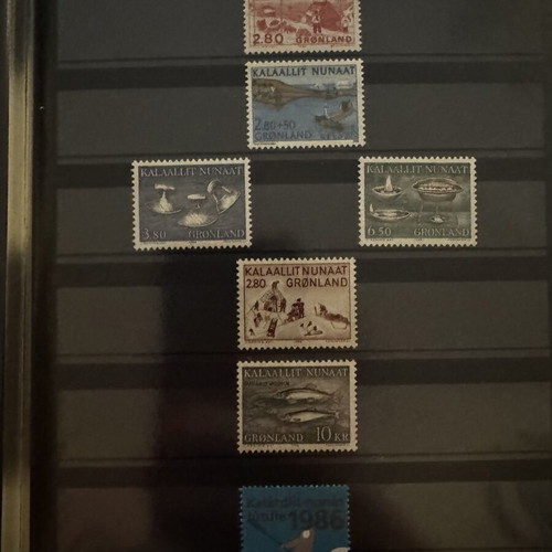 Greenland stamp booklets series 1983-1987