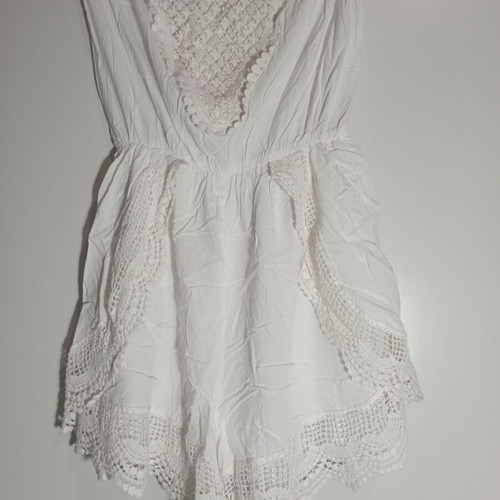 BSB Strapless Salopette white, like new, lined