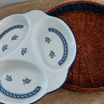 Ceramic serving dish for nuts new