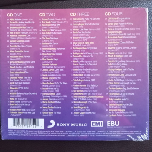 Now That's What I Call Eurovision Song Contest 4 CD new