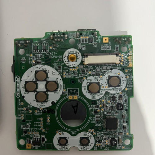 Nintendo Game Boy Advance SP used, screen issue, battery needs replacement