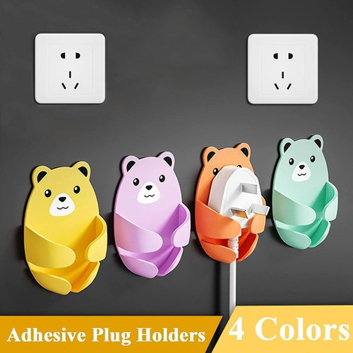 Silicone Cable Plug Holders Set of 4 New