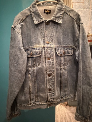 Lee vintage denim jacket 90s size Medium new, blue