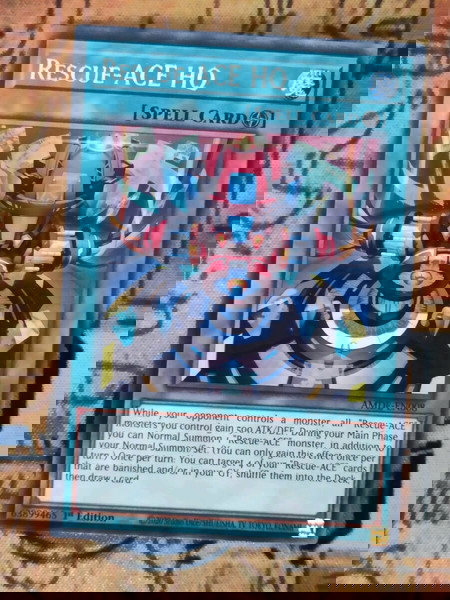 Rescue Ace HQ (Rare, Yugioh)