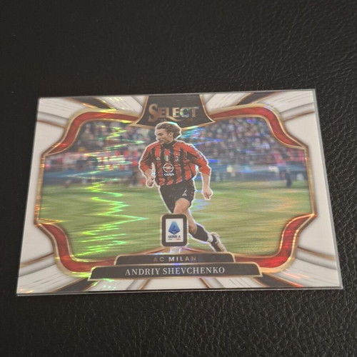 Andriy Shevchenko 2025-26 Panini Select Serie A White Flash Prizm card 39/39