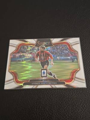 Andriy Shevchenko 2025-26 Panini Select Serie A White Flash Prizm card 39/39