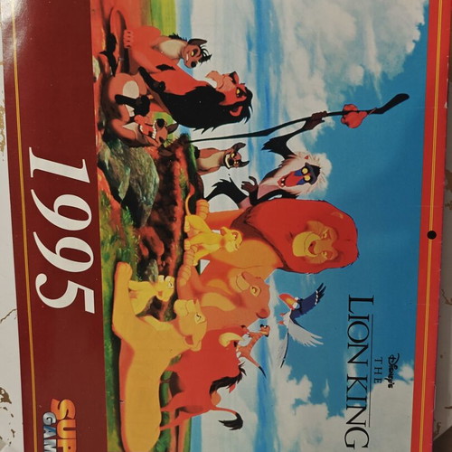 Disney's The Lion King 1995 calendar, vintage