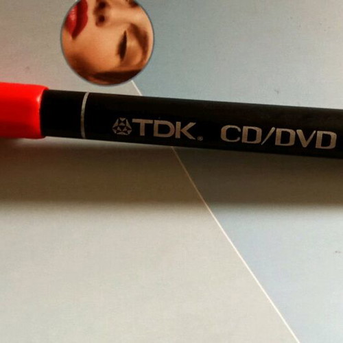 TDK CD/DVD Pen μεταχειρισμένο, πρώτος στυλός μαρκαδόρος