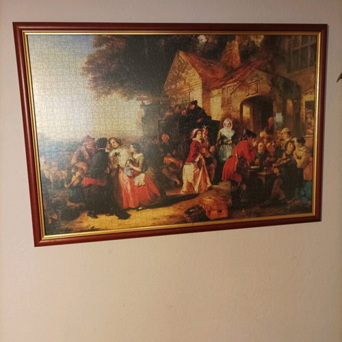 Educa 1500-piece puzzle with cherry frame new
