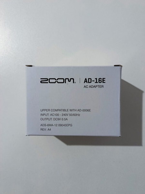 Zoom AD16E power adapter new