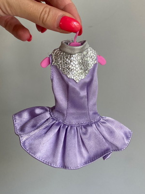 Mattel Barbie Sporting Life Fashions φόρεμα 1992 μεταχειρισμένο, μωβ