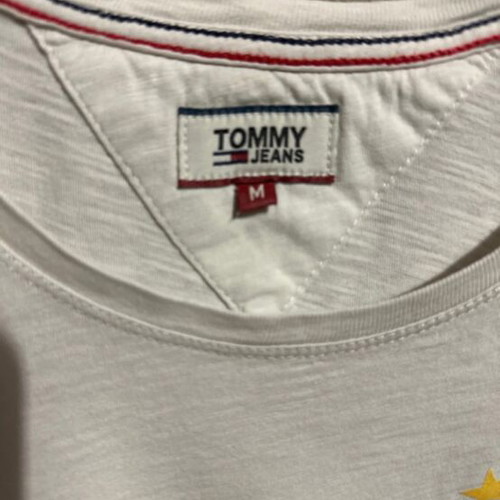 Tommy Jeans T-shirt like new, size M, white and yellow