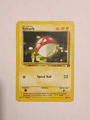 Κάρτα Pokemon Voltorb μεταχειρισμένη (Team Rocket 69/82)