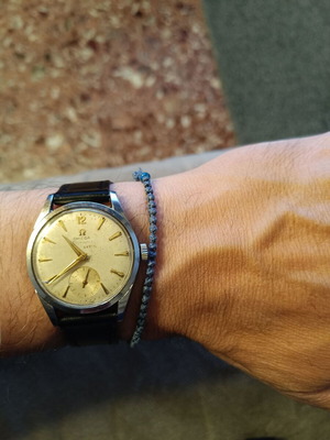 Omega Seamaster 1956 used, caliber 267, large size 36mm and 41.3mm lug height