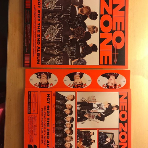 Neozone Album C Version by NCT127 with photobook, lyricbook, stickers, and cards