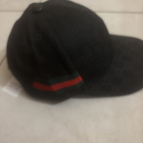 Gucci GG hat new, black, one size