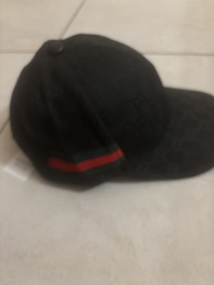Gucci GG hat new, black, one size