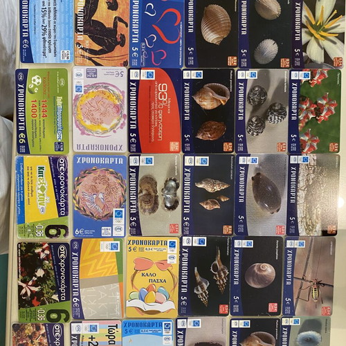 Phone cards like new, set of 61 different