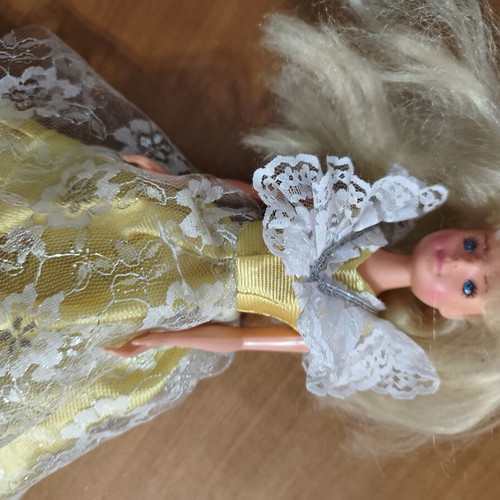 Retro doll from the 90s, used
