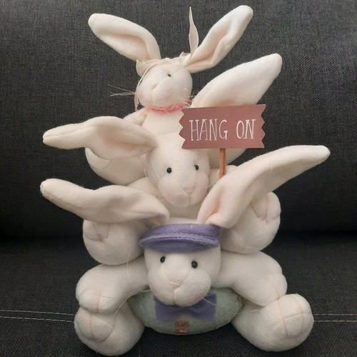 Decorative toy with bunnies new