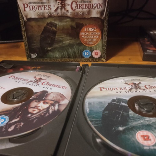 Pirates of the Caribbean DVD set like new, comedy action fantasy