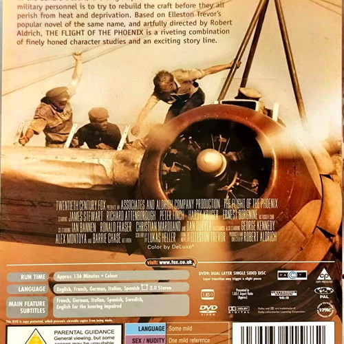 The Flight of the Phoenix DVD μεταχειρισμένο, περιπέτεια δράμα με αγγλικούς υπότιτλους
