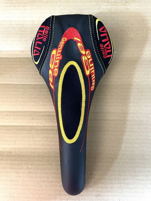 Italia Nitrox Genuine Gel vintage bicycle saddle with central anatomical strip