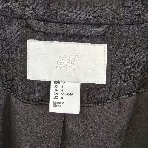 Crop brocade jacket H&M size small like new