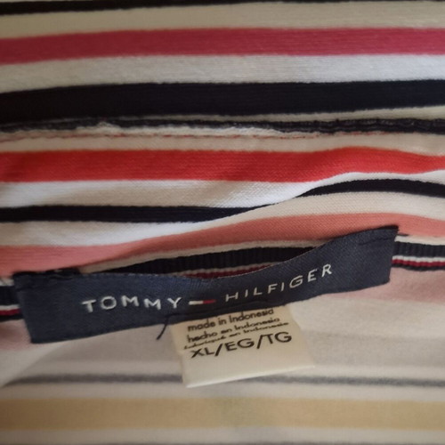 Tommy Hilfiger sleeveless blouse, multicolor, gold buttons
