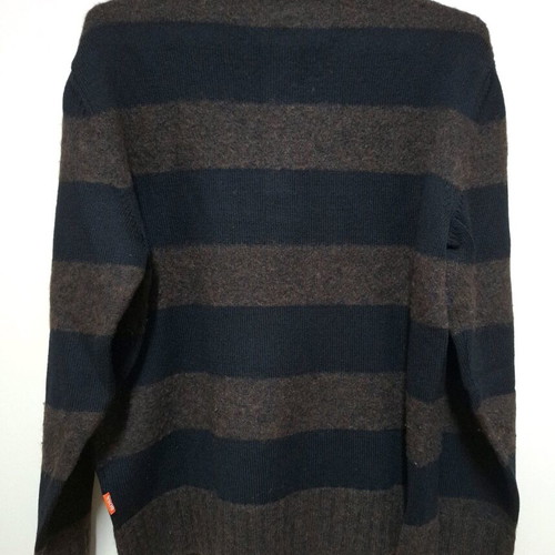 Hugo Boss wool sweater Medium like new, brown-black