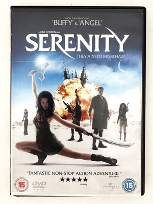 Serenity DVD used, science fiction with English subtitles