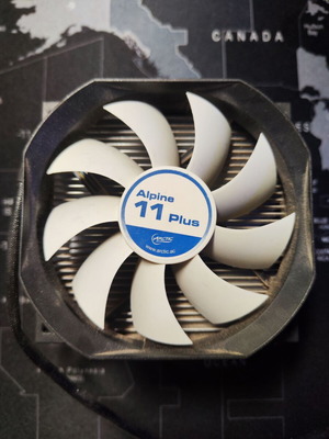 Arctic Alpine 11 Plus CPU Cooler used