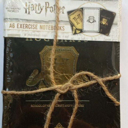 Harry Potter Set of 3 A6 Notebooks new