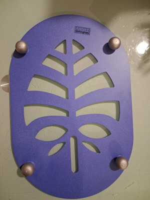 Metal pot and pan stand new, blue