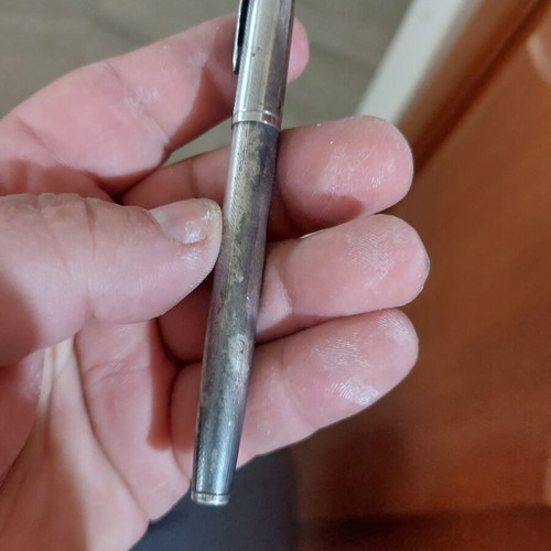 Silver pen used, needs ink