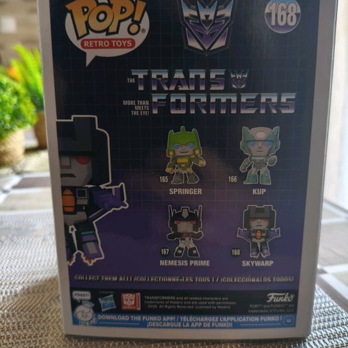 Funko Pop Skywarp 168 Transformers καινούργιο, mint box