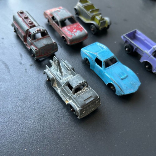 Tootsie Toys and Midgetoys toy cars used, iron, made in USA