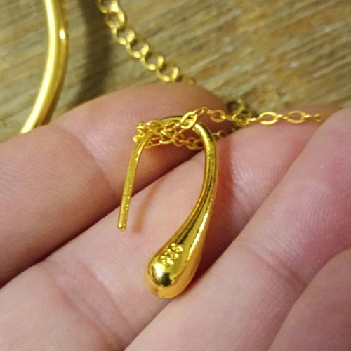 Women's jewelry set 925 gold plated new