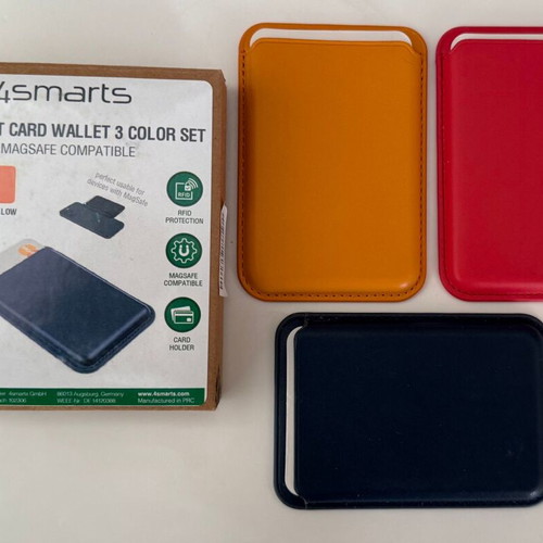 Σετ 4Smarts MagSafe θήκες καρτών 3 τεμαχίων με προστασία RFID