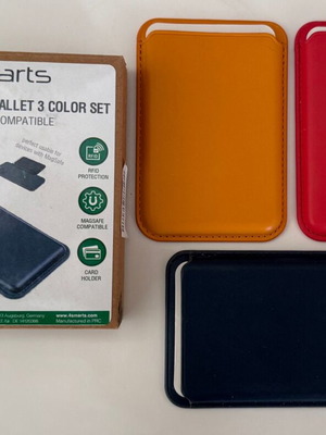 Σετ 4Smarts MagSafe θήκες καρτών 3 τεμαχίων με προστασία RFID